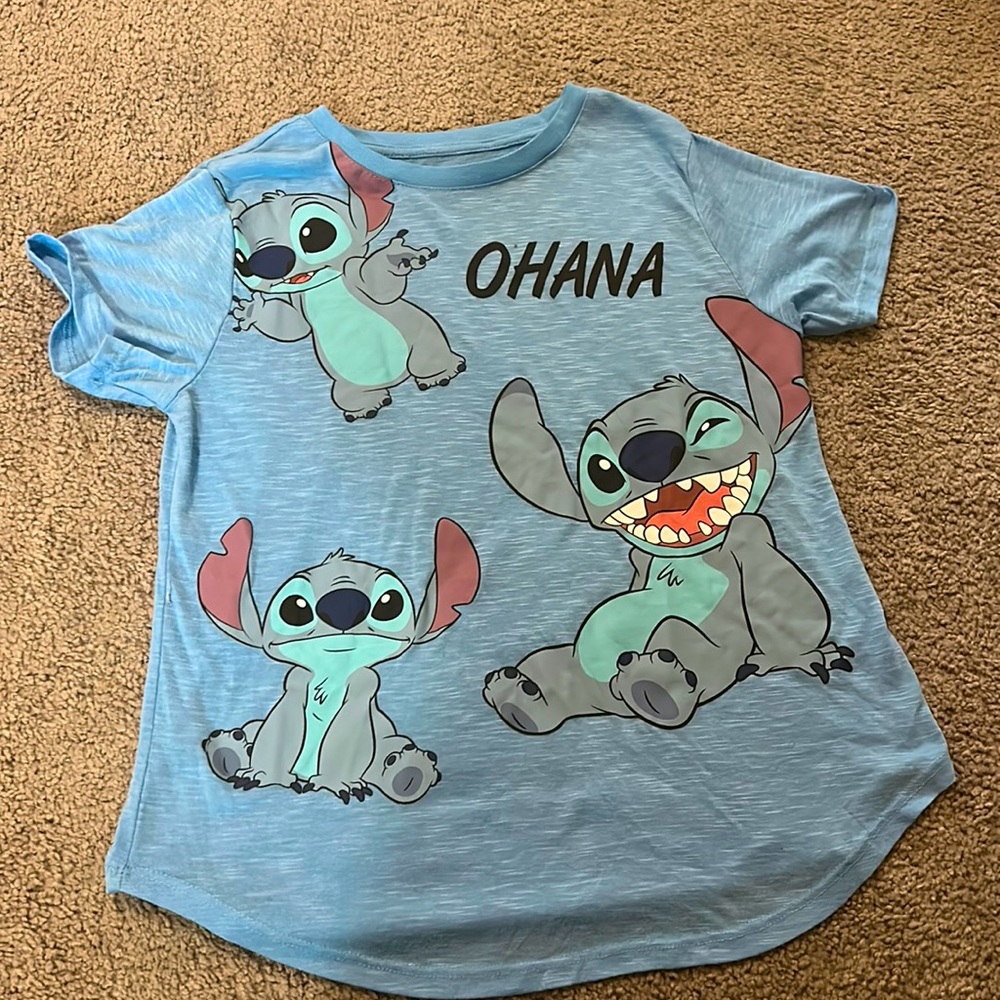 Blue Lilo and Stitch Shirt.